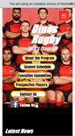 Mobile Screenshot of dinosrugby.com